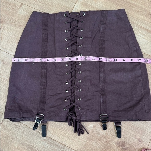Corset Story Lace-Up Mini Skirt - Picture 5 of 7